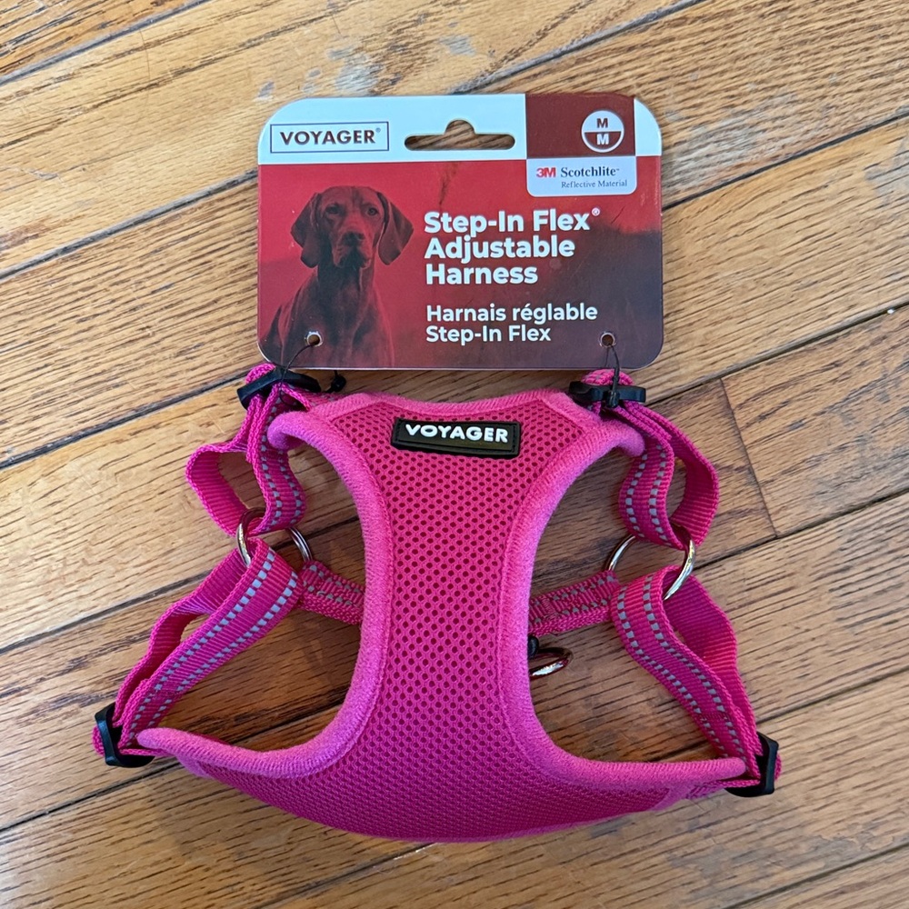 Voyager Pink Step-In Flex Harness